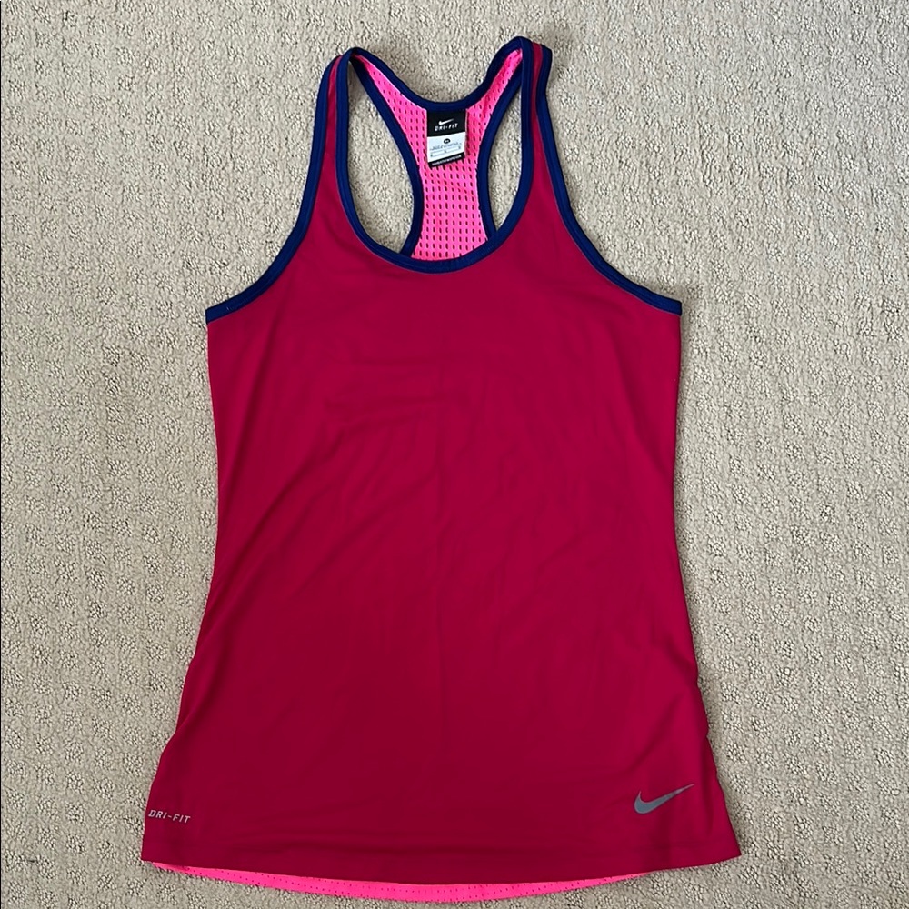 Nike Women's Pink Dri-FIT Tank Top